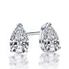 Halo Bridal Necklace Set - 925 Sterling Silver, Rhodium Plated