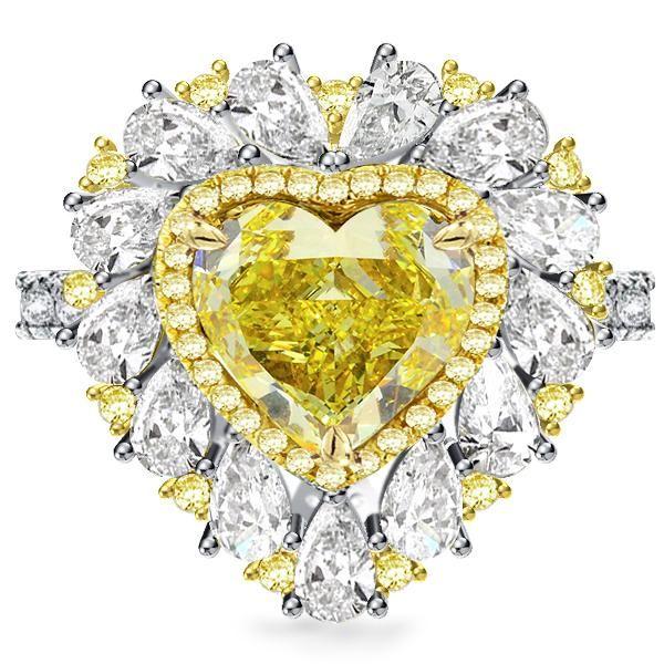 Sterling Silver 2.0 CT Simulated Diamond Engagement Ring - Unique Designer Style