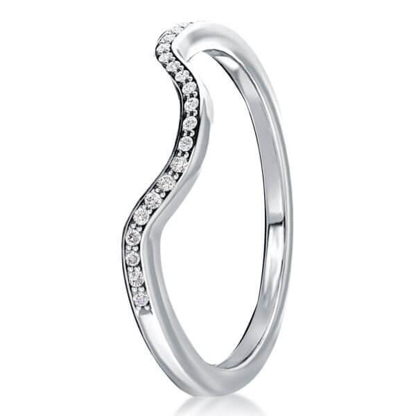 Sterling Silver Matching Wedding Band Set - 2.68 CT. TW. Cubic Zirconia