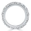 Cushion Cut Sterling Silver Eternity Band - 8.75 CT. TW.
