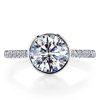 Sterling Silver Engagement Ring Stackable Band Set - 8.91 CT. TW.
