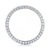 Eternity Created White Sapphire Wedding Band - Sterling Silver