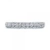 Eternity Created White Sapphire Wedding Band - Sterling Silver