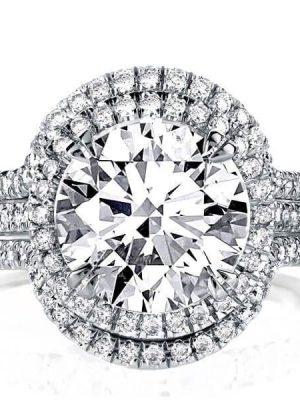 Sterling Silver Bridal Ring Set - 8.14 CT. TW. Simulated Diamonds