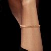 18K Gold Plated Sterling Silver Gemstone Cuban Link Bracelet - Emerald, Sapphire