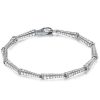 Sterling Silver Pave Lola Linked Bracelet - 5.53 CT. TW CZ