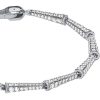 Sterling Silver Pave Lola Linked Bracelet - 5.53 CT. TW CZ