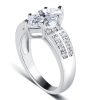 Marquise Created White Sapphire Sterling Silver 3-Piece Wedding Set