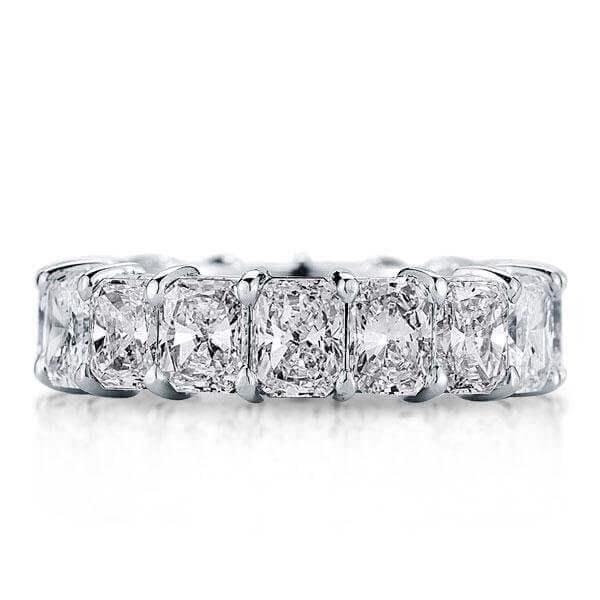 Sterling Silver Sapphire Halo Engagement and Wedding Ring Set, Split Shank Bridal Set
