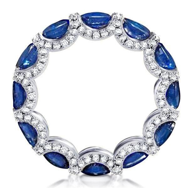 Sterling Silver Wedding Band Sets for Women with Accent Stones