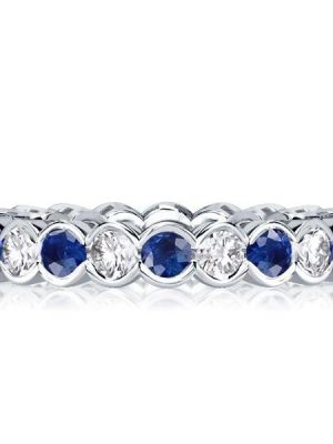 Eternity Sterling Silver Women's Wedding Band with 2.25 CT. TW. Stones