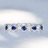 Eternity Sterling Silver Women's Wedding Band with 2.25 CT. TW. Stones