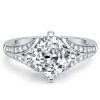 3.00 CT. TW. Cushion Cut Engagement Ring for Women in Sterling Silver