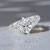 3.00 CT. TW. Cushion Cut Engagement Ring for Women in Sterling Silver