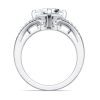 3.00 CT. TW. Cushion Cut Engagement Ring for Women in Sterling Silver