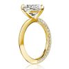 4.83 CTW Pear Cut Gemstone Bridal Set in Rhodium Plated Sterling Silver