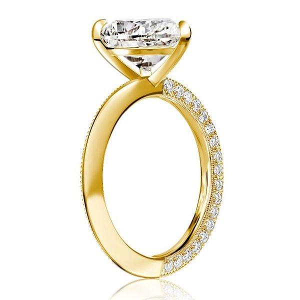 4.83 CTW Pear Cut Gemstone Bridal Set in Rhodium Plated Sterling Silver