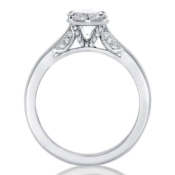Sterling Silver Solitaire Bridal Set with 2.00 CT Created White Sapphire