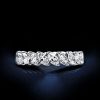 Marquise White Sapphire Eternity Wedding Band - 925 Sterling Silver