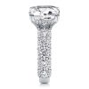 Cushion Cut Sterling Silver Engagement Ring - 15.27 CT Simulated Diamond