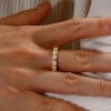 Cushion Cut Eternity Wedding Band - 925 Sterling Silver - 2.88 CTW