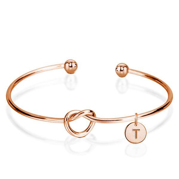 14K Rose Gold Open Twist Bangle Bracelet - Elegant & Lightweight