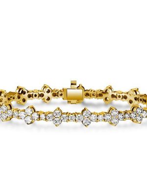 White Sapphire Tennis Bracelet in Sterling Silver - Vivid Sparkle, Multiple Lengths