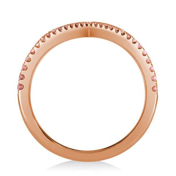 Halo Heart Cut Bridal Set - Two Tone Sterling Silver Wedding Ring Set