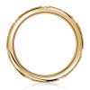 Vintage Two Tone Single Round Wedding Band for Women in Sterling Silver