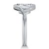 Cushion Cut Solitaire Engagement Ring - 4.0 CT TW - 925 Sterling Silver