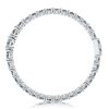 Halo Oval Created White Sapphire Tennis Bracelet - 925 Sterling Silver, 7 Inch