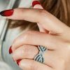 Unique Bowknot Ring - 925 Sterling Silver with Simulated Diamonds