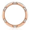 White Sapphire Wedding Band - Sterling Silver Lacie Ring