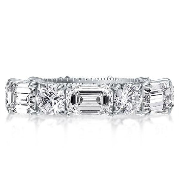 Baguette Eternity Wedding Band in 925 Sterling Silver, 10.05 CT. TW.