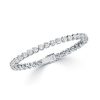 Sterling Silver Round Cut Cubic Zirconia Tennis Bracelet - 8.50 CT. TW