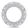 Eternity Sterling Silver CZ Wedding Band - Cross Prong Round Cut