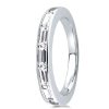 925 Sterling Silver Baguette Wedding Set with 2.00 CT Center Stone