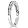 Sterling Silver Channel Set Half Eternity Band Ring - 0.23 CT. TW.