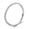 Sterling Silver Promise Ring and Engagement Ring Set - 1.88 CT Center Stone