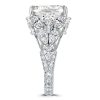 Multi-Shape Engagement Ring 10.99 CTW in Rhodium Plated 925 Sterling Silver