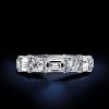 Baguette Eternity Wedding Band - 925 Sterling Silver - 10.05 CTW