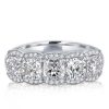 Oval Created Pink Sapphire Bridal Set in 925 Sterling Silver