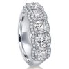 Oval Created Pink Sapphire Bridal Set in 925 Sterling Silver