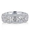 Oval Pink Sapphire Bridal Set in Sterling Silver