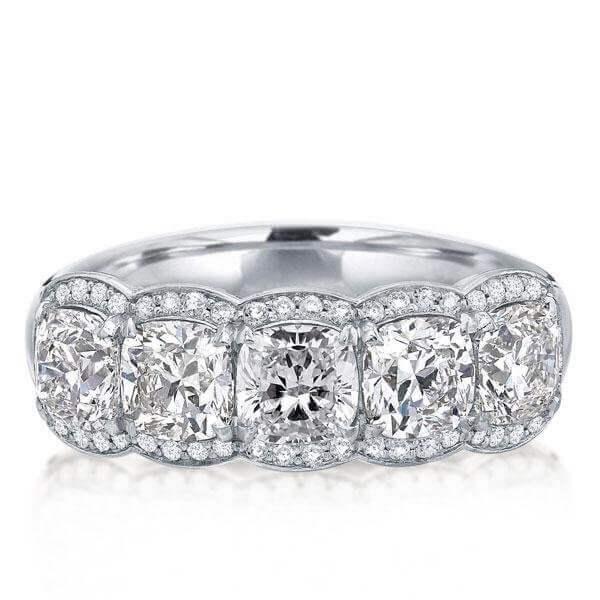 Oval Pink Sapphire Bridal Set in Sterling Silver