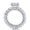 3.0 CT Canary Yellow Cubic Zirconia Sterling Silver Engagement Ring