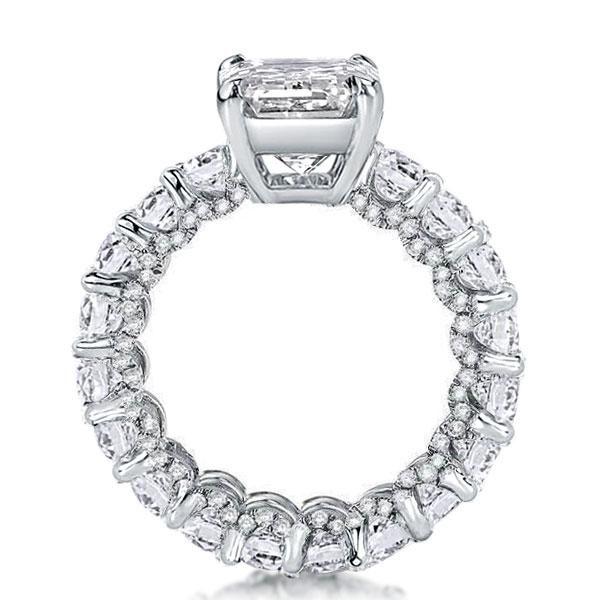 3.0 CT Canary Yellow Cubic Zirconia Sterling Silver Engagement Ring