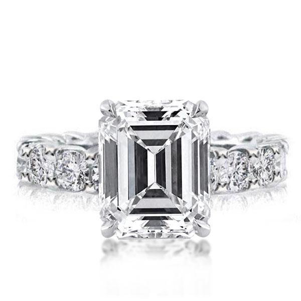 3.0 CT Canary Yellow Cubic Zirconia Sterling Silver Engagement Ring