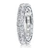 Radiant Eternity Sterling Silver Wedding Band - 3.75 CT. TW