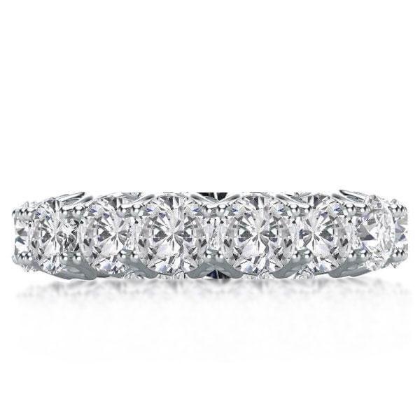 Eternity Created White Sapphire Wedding Band - 925 Sterling Silver
